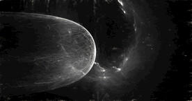 黑白格调宇宙星空粒子