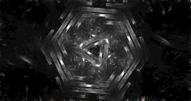 黑白格调宇宙星空粒子图片