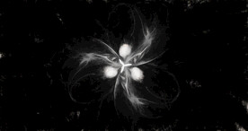 黑白格调宇宙星空粒子