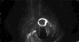 黑白格调宇宙星空粒子