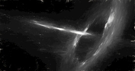 黑白格调宇宙星空粒子图片