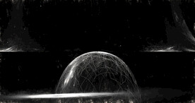 黑白格调宇宙星空粒子图片