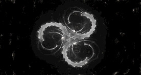 黑白格调宇宙星空粒子图片