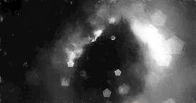 黑白格调宇宙星空粒子图片