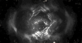 黑白格调宇宙星空粒子图片