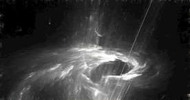 黑白格调宇宙星空粒子图片