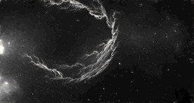 黑白格调宇宙星空粒子图片