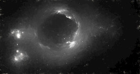 黑白格调宇宙星空粒子图片