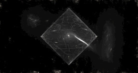 黑白格调宇宙星空粒子图片