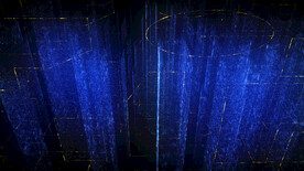 蓝色科技城市全息背景图片