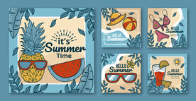 夏季模板