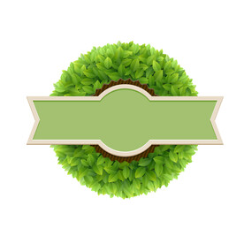 绿叶标签