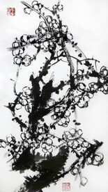 郭洪亮 梅花 国画