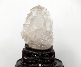 刘泽棉 水晶观音 玉雕 