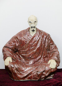 韦华 弘一法师 瓷雕