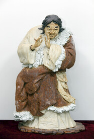 韦华 高原母亲 陶瓷雕塑