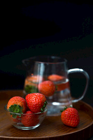 草莓静物细节摄影