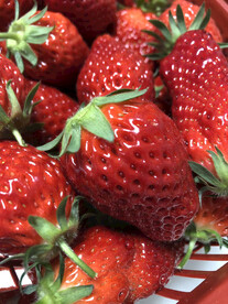 草莓静物细节摄影