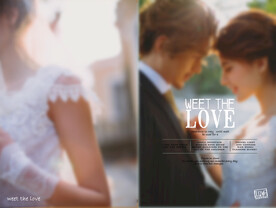 婚纱照相册内页