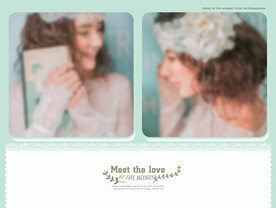 婚纱照相册内页