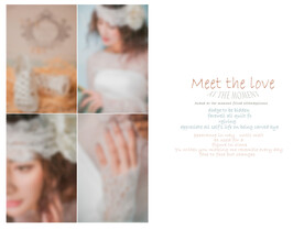 婚纱照相册内页