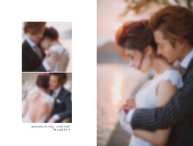 婚纱照相册内页