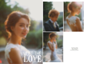 婚纱照相册内页