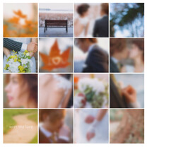 婚纱照相册内页