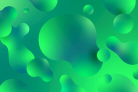 绿色水滴水迹素材