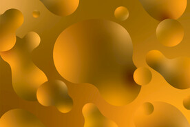 多彩水滴水迹素材