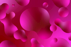 粉色水滴水迹素材