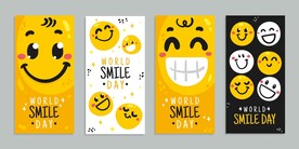 微笑日模板