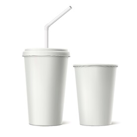 一次性杯样机 纸杯样机