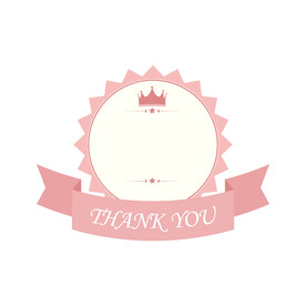 感谢贴纸
