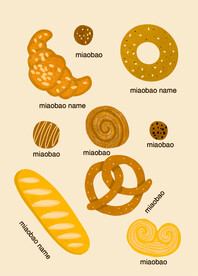 面包店产品海报