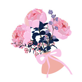 玫瑰花束 粉色玫瑰 