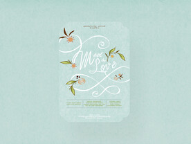 婚礼 背景 相册 内页 