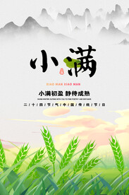 小满节气海报