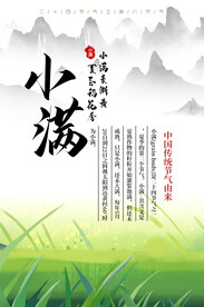 小满节气海报 