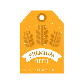 啤酒标签   吊牌  