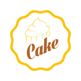 蛋糕标签 图标设计
