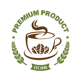 咖啡标签  图标设计  