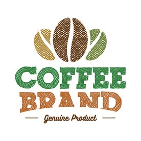 咖啡标签  图标设计 