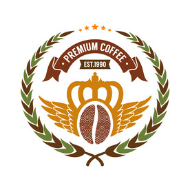 咖啡标签  图标设计   