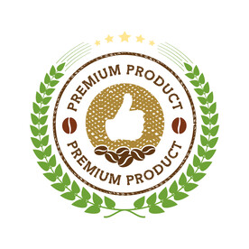 咖啡标签  图标设计