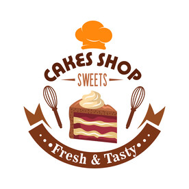 蛋糕标签 图标设计