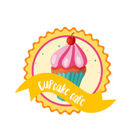 蛋糕标签 图标设计 