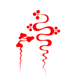 祥云线条 手绘祥云