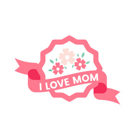 母亲节背景素材元素