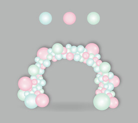 小清新气球拱门